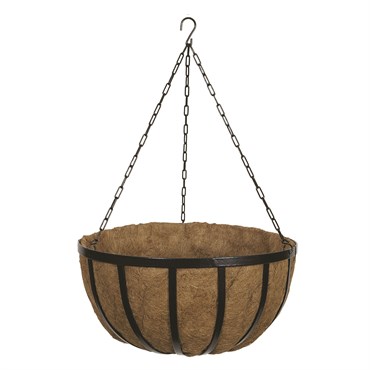 WSP 20" Forge Hanging Basket With Coco Liner