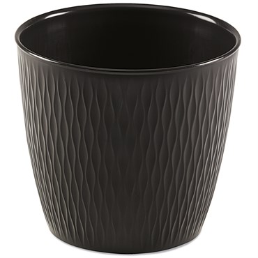 Deroma 6.3" Ariel Pot Premium Plastic Grafite