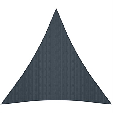Coolaroo 16'5" Premium Triangle Shade Sail Kit Slate