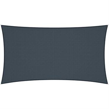 Coolaroo 16'5"x9'11" Premium Rectangle Shade Sail Kit Slate