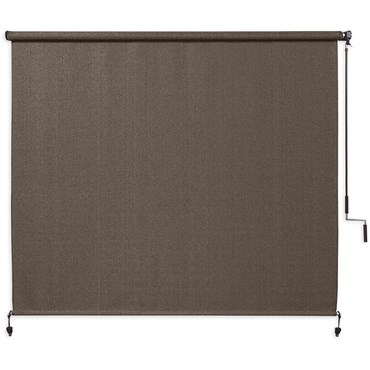Coolaroo 6'x6' Exterior Roll Shade Mocha 90% Shade