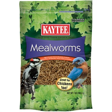 Kaytee 7oz Mealworm Food Pouch for Wild Birds