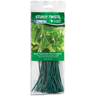 Gardener's Blue Ribbon 100pk 8" Sturdy Twists