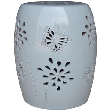 MCarr 19" Tall Butterfly Stool Dallas Gray