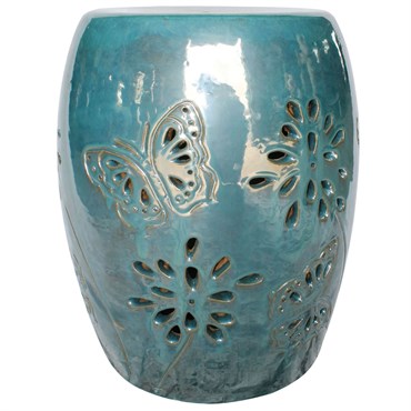 MCarr 19" Butterfly Stool Turtle Green