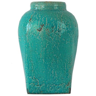 MCarr Med Round Jar Antique Teal