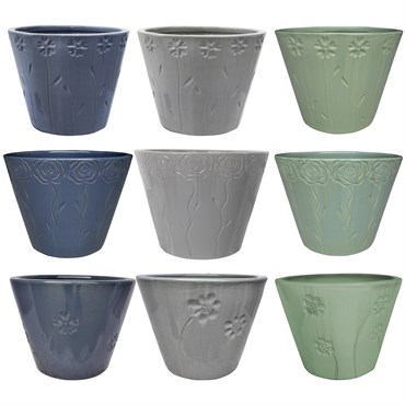 MCarr 108pc Garden Theme Planter Pallet Mixed Colors