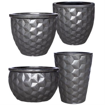 MCarr 26pc Hexagonal Planter Pallet Matte Black