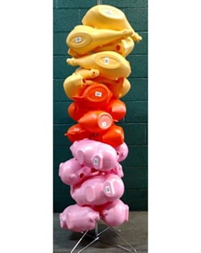 Novelty Watering Can Display Rack