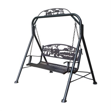 Painted Sky Swing Farmstead Iron