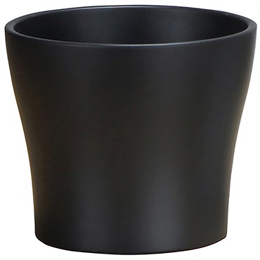Scheurich 7.5" Anthracite Ceramic Pot 808/19 Planter