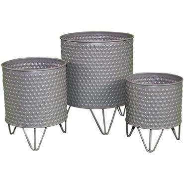 Braun Textured Containers Grey