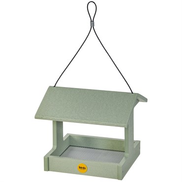 Birds Choice Fly Thru Feeder Recycled Plastic Sage Green