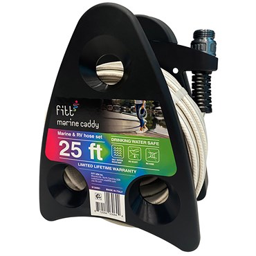FITT 25' Marine/RV Caddy White w/ Blue Stripe