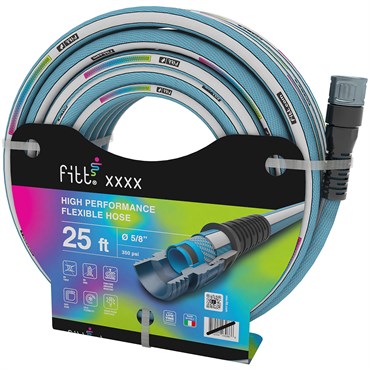 FITT 5/8"x25' Aqua Master NTS Blue w/ Gray Stripe