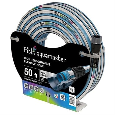 FITT 5/8"x50' Aqua Master NTS Blue w/ Gray Stripe