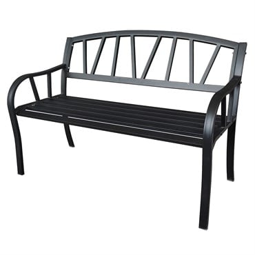 Gardener Select 4' Contemporary Bench Black Iron