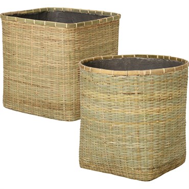 MCarr 32pc Canxe Bamboo Planter Pallet Natural
