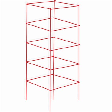 Midwest Wire Works 42" Heavy Duty Square Cage Red