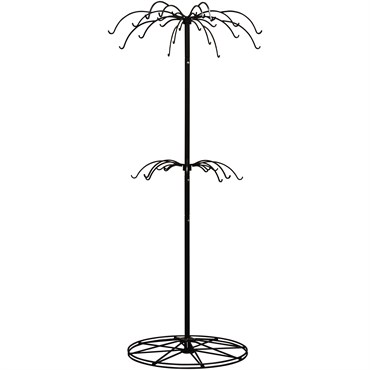 Natures Way Empty Umbrella Stand w/ 2 Levels of Hangers Display Holds 40 HB Feeders