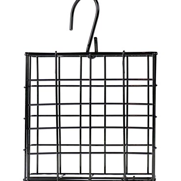 Natures Way Metal Suet Cage Bird Feeder 1 Cake Black