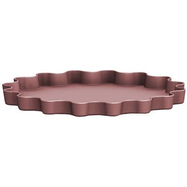 Bloem 6" Wave Deco Saucer Dusty Rose
