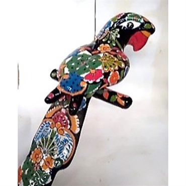 Talavera 30" Hanging Parrot