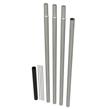 Woodlink Purple Martin House Steel Gourd Pole Kit 8 Gourds