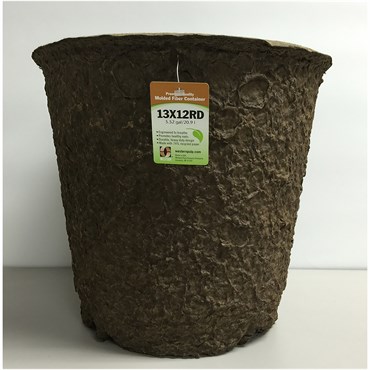 Western Pulp 13X12 Round Retail Container w/UPC, 5.52gal, 12/CS