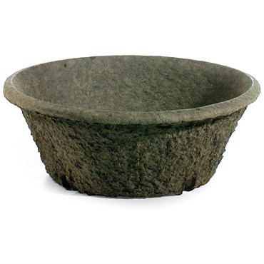 Western Pulp 15x6 Round Retail Patio Planter w/UPC, 2.98gal, 12/CS