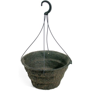 Western Pulp 12 Round Retail Hanging Basket w/Hanger w/UPC, 2.09gal, 12/CS