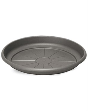 Crescent 15" Emma Saucer Charcoal