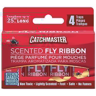 Catchmaster 4pk Scented Bug & Fly Ribbon