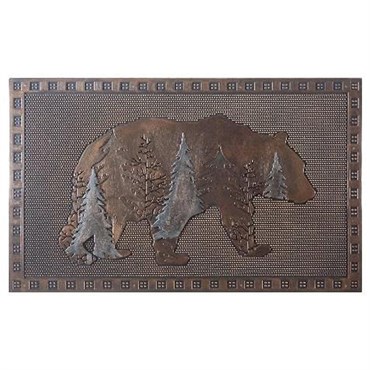 DHTG 18x30 Artist Bear Rubber Doormat