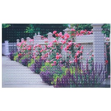 DHTG 19 X30 Digital Print Flowers Fence