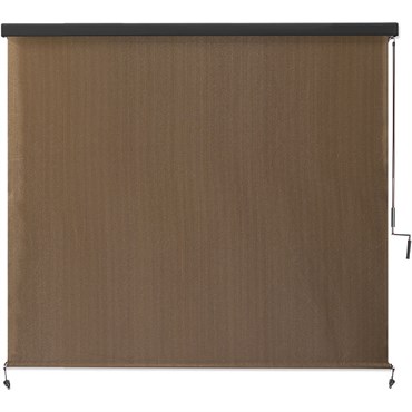 Coolaroo 8'x6' Exterior Roll Shade Mocha 90% Shade