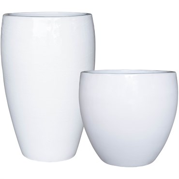 MCarr 35pc Round Planter Pallet White