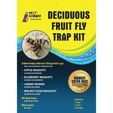 Pest Wizard 2pk Deciduous Fruit Fly Kit