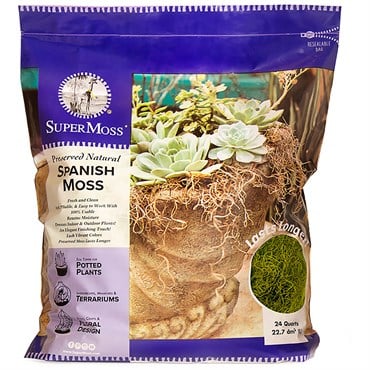 SuperMoss 24qt Spanish Moss Grass