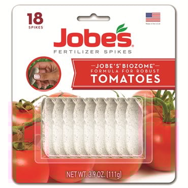 Jobes 18ct Tomato Fertilizer Spikes Blister Pack