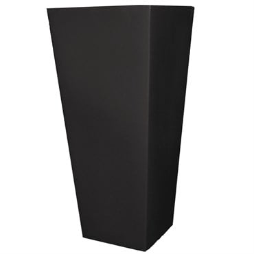 Tusco 32" Cosmo Tall square Planter Black