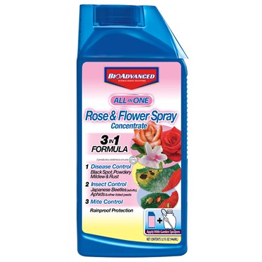 BioAdvanced 32oz All-In-One Rose & Flower Care Spray Concentrate (Keywords: Bayer ) OK for CT & MD