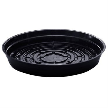 CWP 10" Black Heavy Gauge Vinyl Plant Saucer