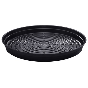 CWP 14" Black Heavy Gauge Vinyl Plant Saucer
