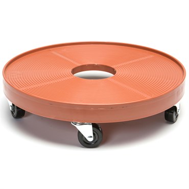 Devault 16" Plant Dolly with Hole Terra Cotta