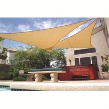 Gale Pac 11'10" Ready To Hang Shade Sail Pebble