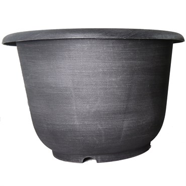 Grower Select 14.00 Roll Rim Pot Black / Silver 1413/PL