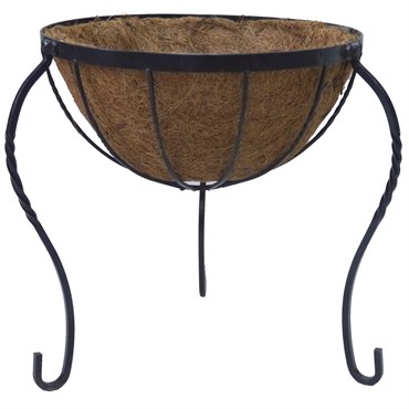 Gardener Select 14" Floor Planter with Legs Black 10/CS