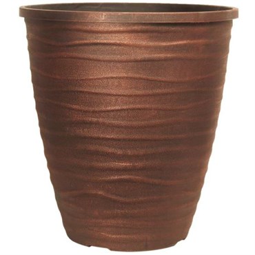 Grower Select 14.00 Tall Dune Planter Warm Copper 6.6gal 14/CS - 14in OD X 15in H