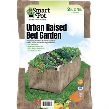 Smart Pot PVC Ready Raised Bed Liner Natural 2x4'
